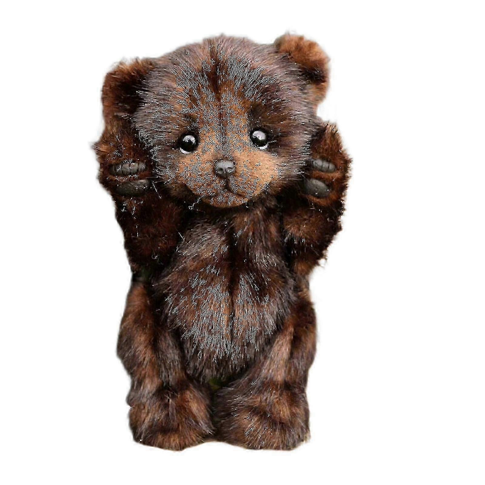 Handmade Alpaca Wool Plush Teddy Bear - Fully Jointed And Super Soft - 9.84 Inch