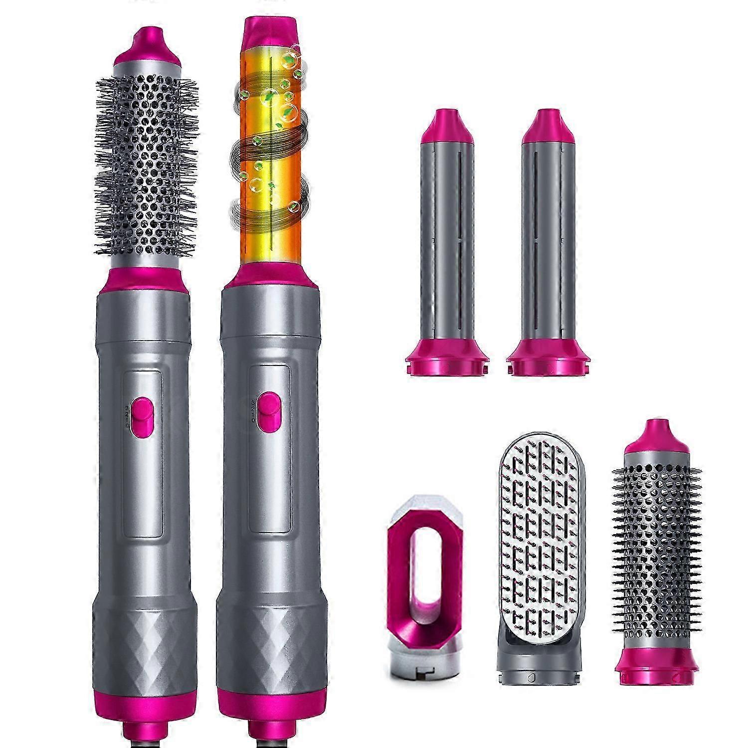 Hot Air Styler High Speed Suction Curls Straight Curing Salon Effect Hair Dryer