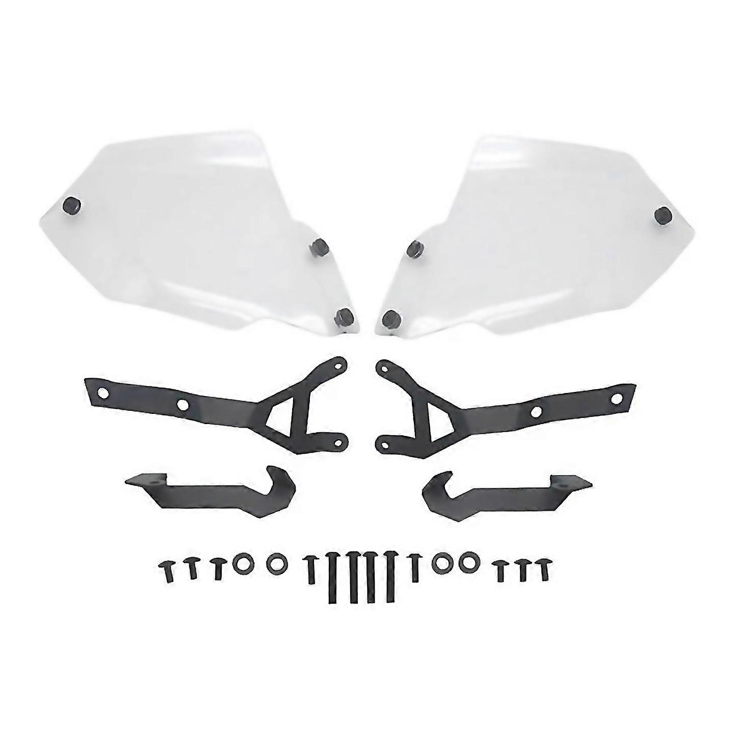 For Motorcycle Handguard Extensions Hand Wind Shield Transparent