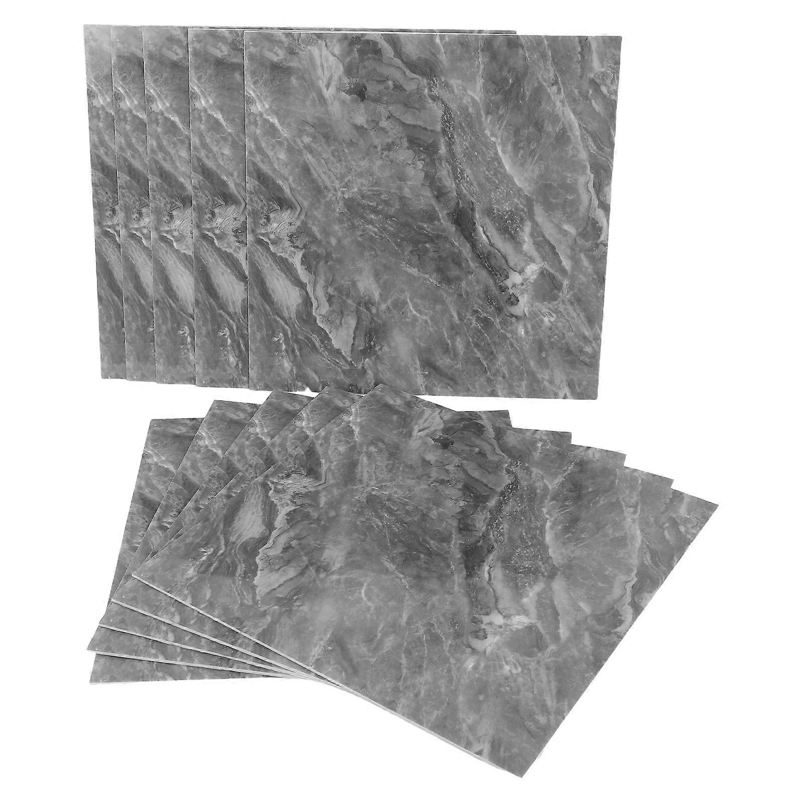 Carreaux muraux en marbre auto-adhésifs imperméables pour la décoration de la maison 30Pcs