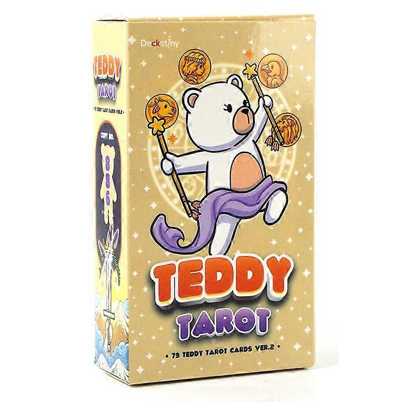 teddy tarot Cards High Quality Divination Board Games Party Entertainment Games Occult Card Game For Family Party