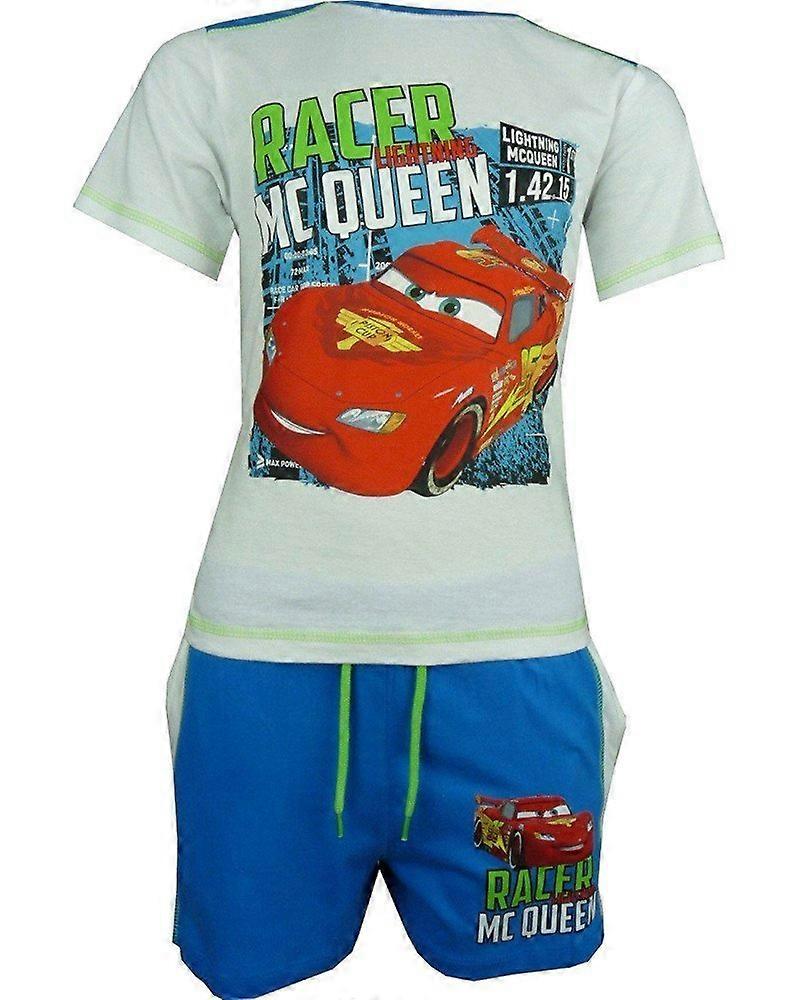 Boys Disney Cars McQueen T-shirt &amp; Shorts Set