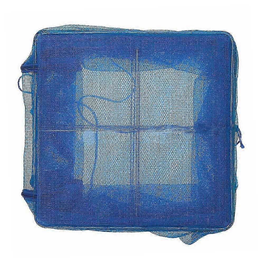 Durable Hanging Drying Net Folding Fishing Tool Fishing Trap Nets 3 Layer Depth Folding