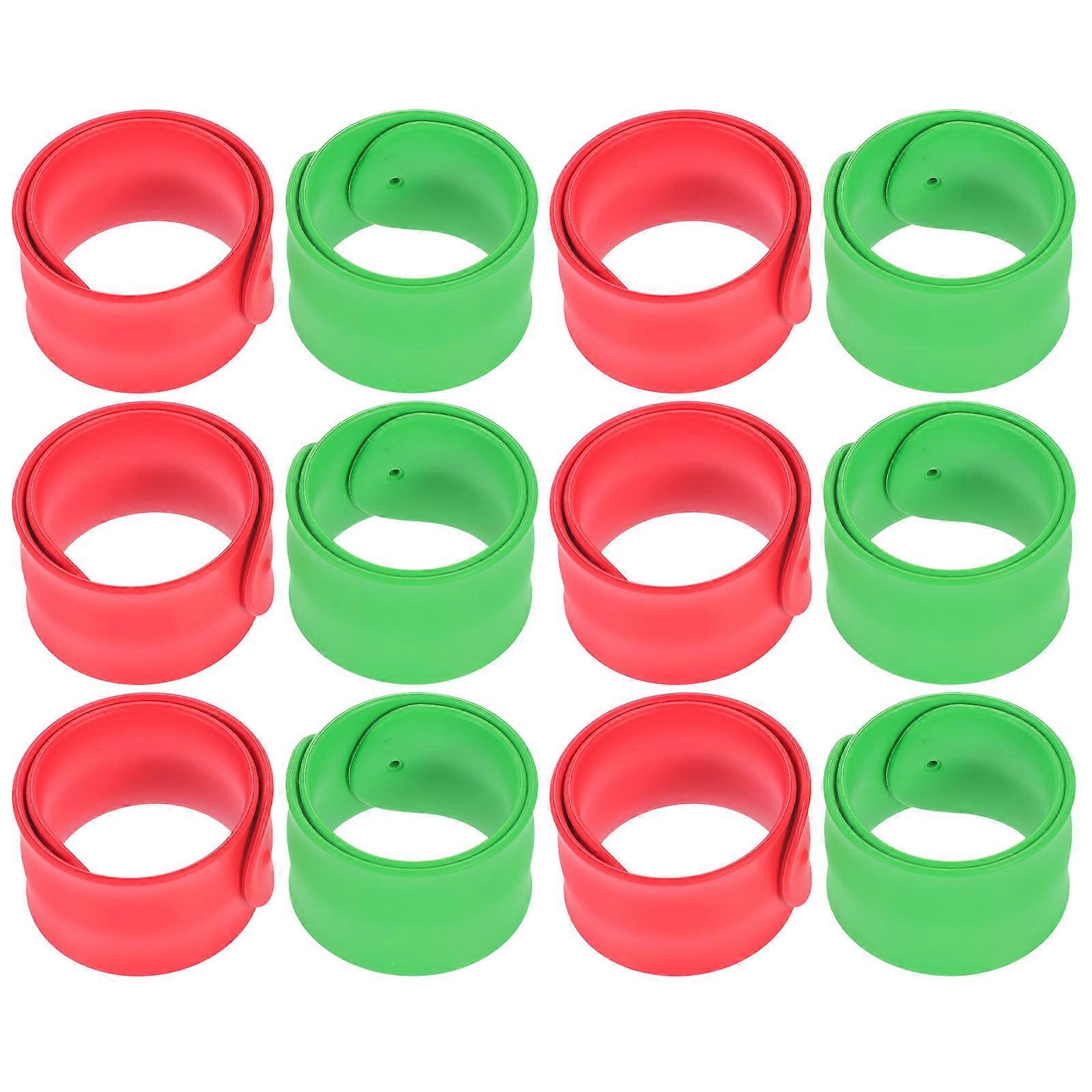 Wrapping Paper Slap Bands Silicone Holder for Storage 24Pcs