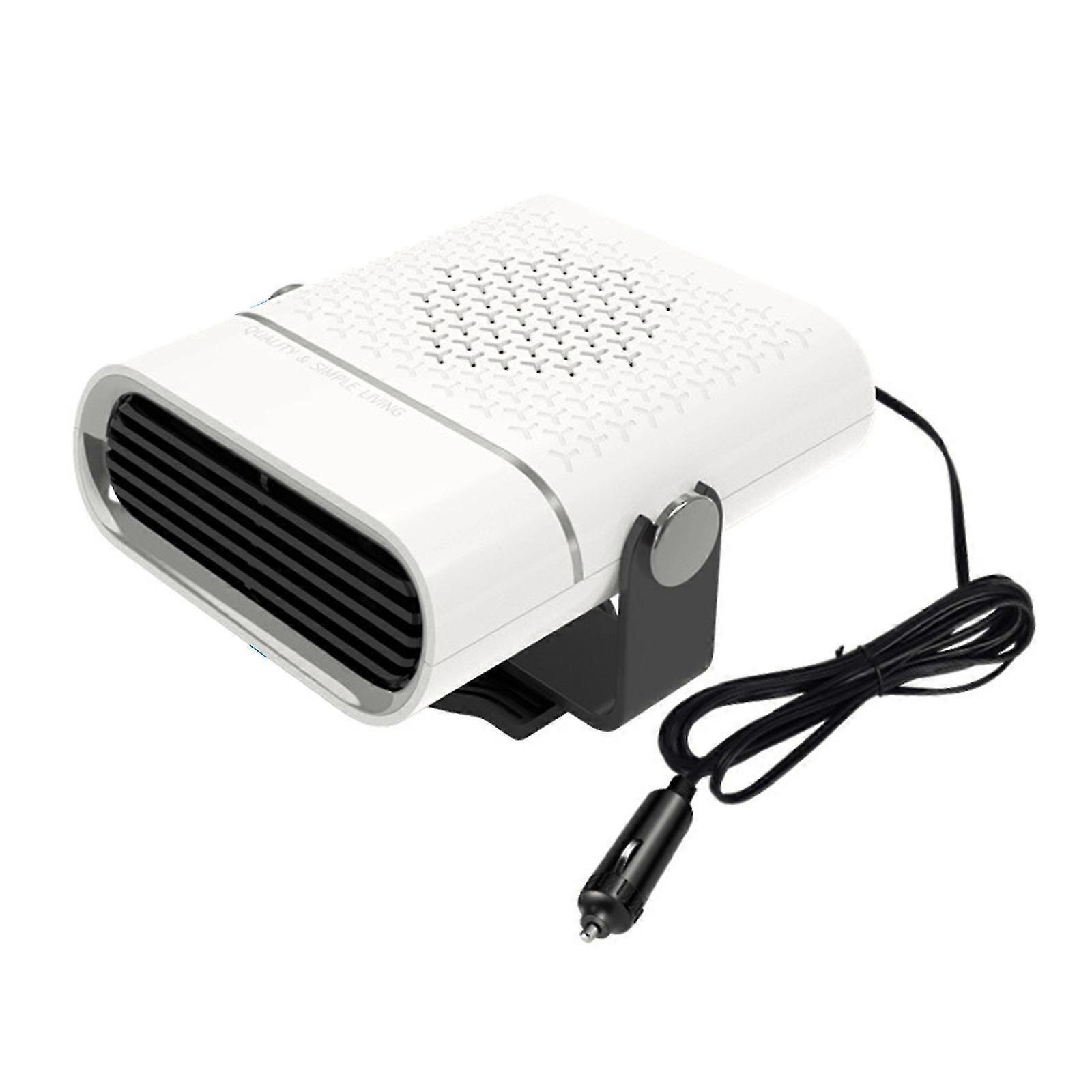Car Heater Portable Electric Windshield Defogger Rotate Base Window Heater Heating Baffle Dryer Fan Demister Adjustable