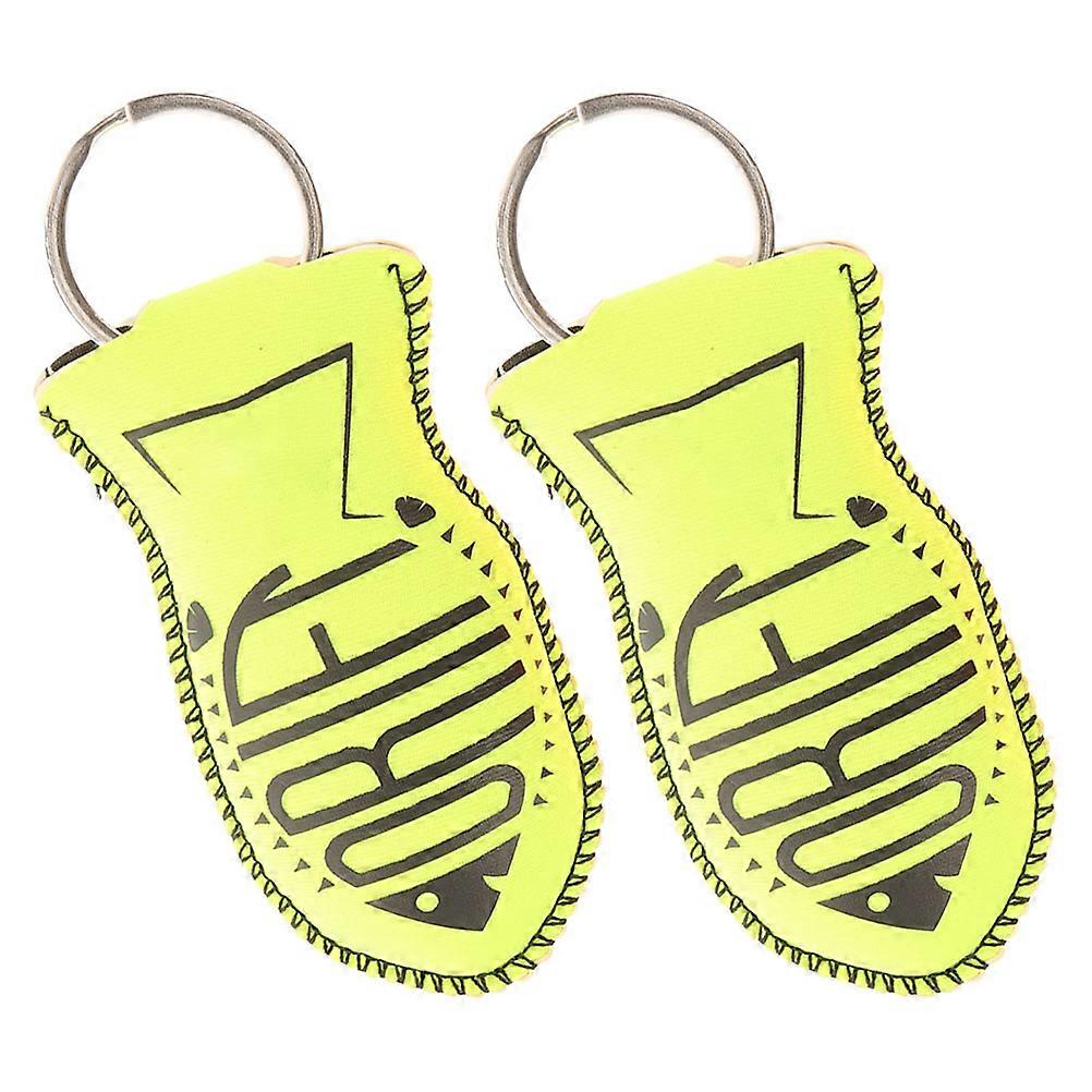 Fish Floating Keychain for Water Sports Durable Floating Key Rings 8Pcs