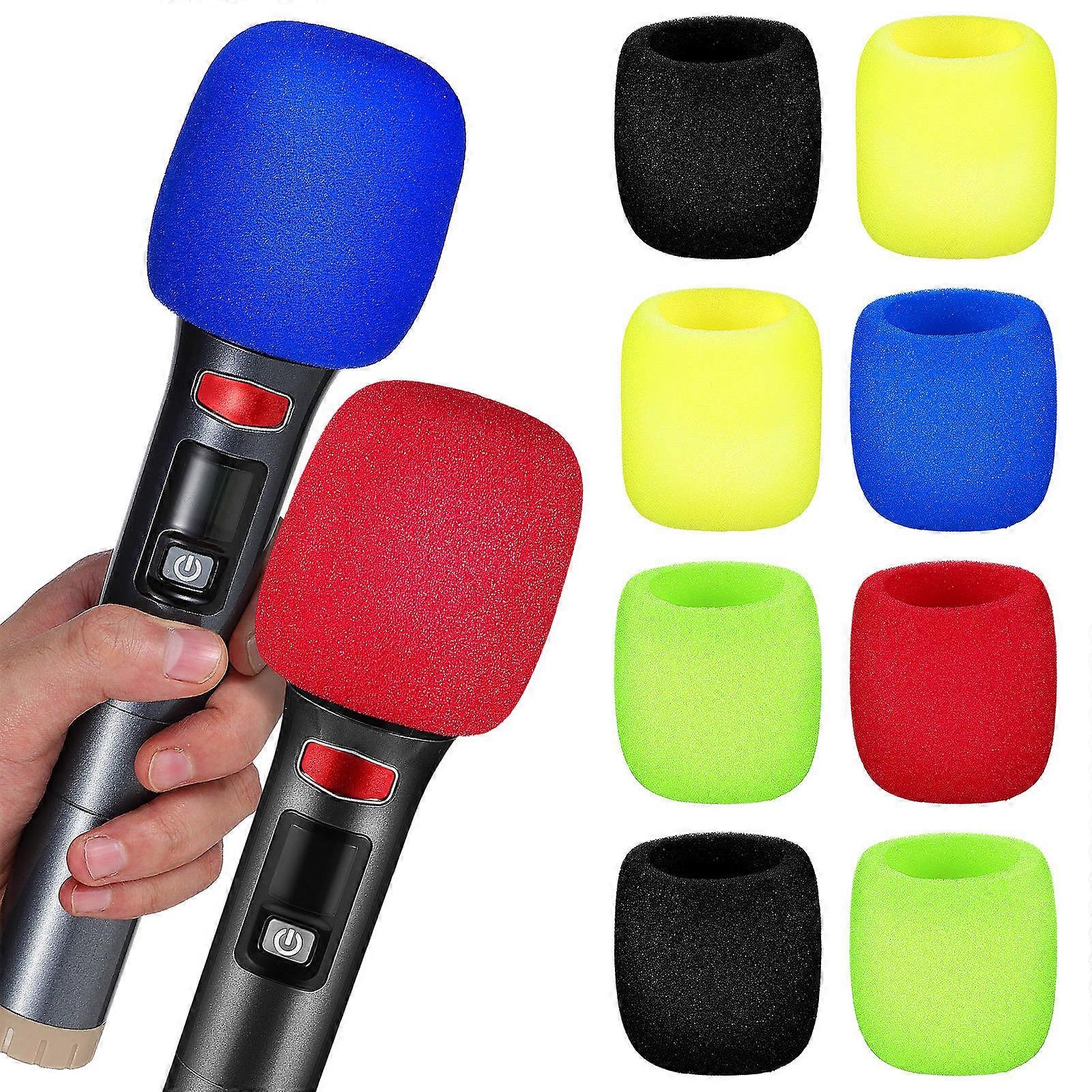 Thick Microphone Covers 30 Pcs Multi Color Windproof 38mm Ideal for Conference Room Use Noise Reduction