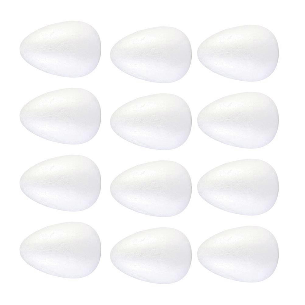 DIY Easter Egg Hand Painting Foam Eggs for Party Decor 12Pcs