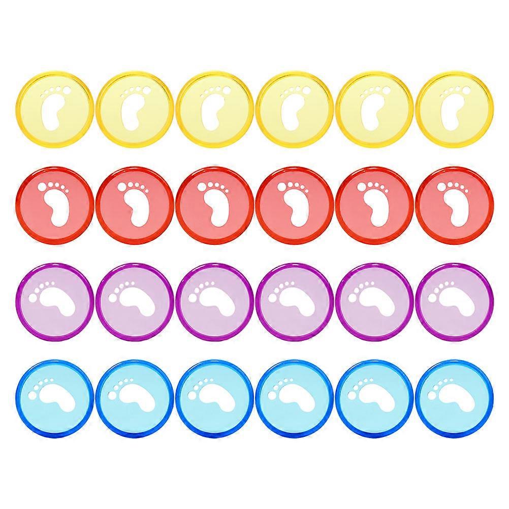 Book Binder Ring Multi-Color for Fixing Use 80Pcs Plastic Discs