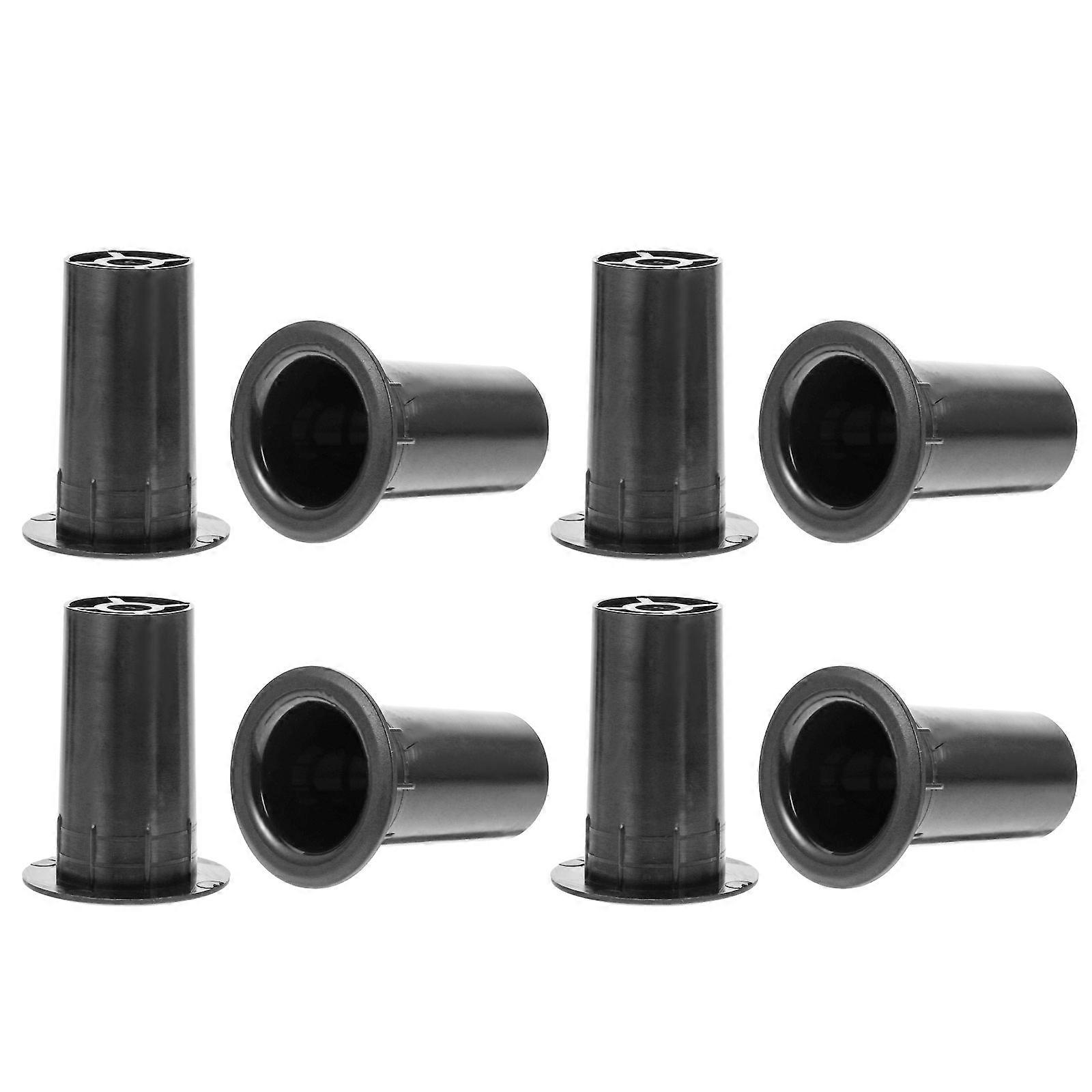 Speaker Port Tube Replacement for Speaker 24Pcs Black ABS Tubes