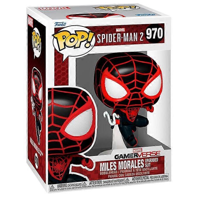 Spiderman 2 Miles Morales action figure, upgraded costume