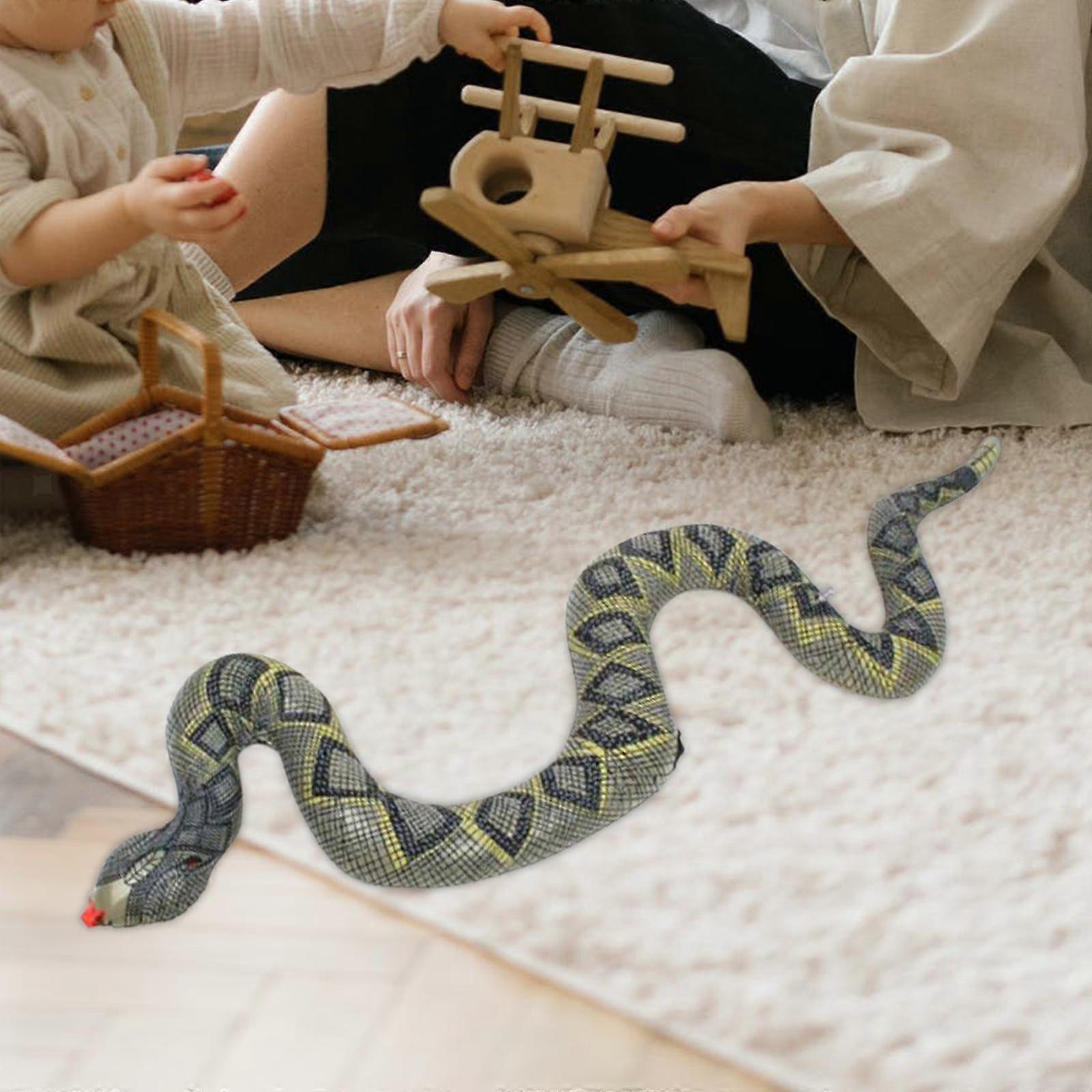 Inflatable Snake Toy Scary Creepy Snake Toy Fake Snake Halloween D��cor April