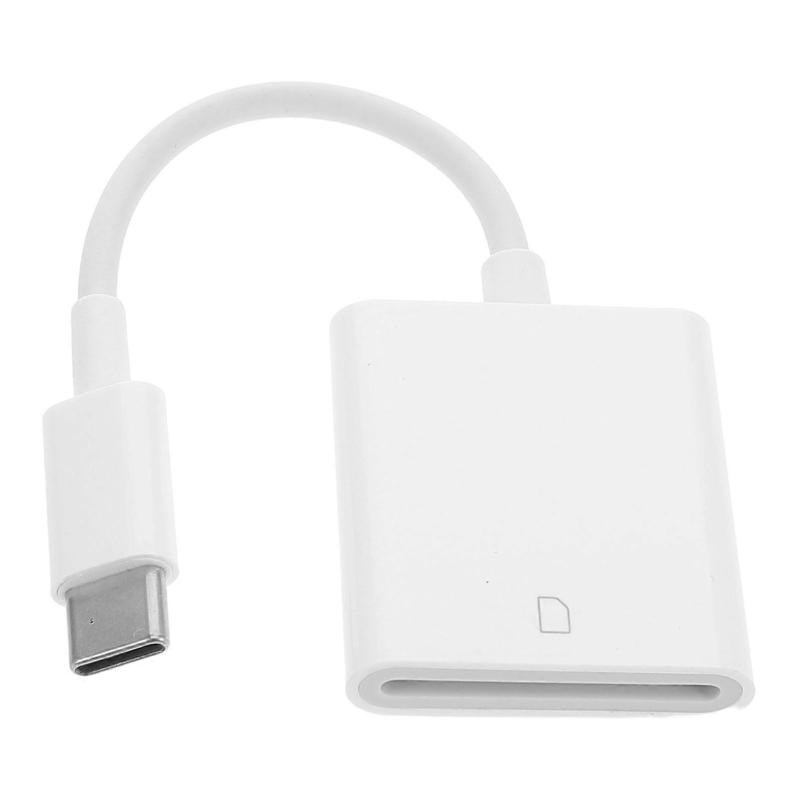 Single Slot Memory Card Reader Type C for Phone Use with 5Pcs Adapter Pack