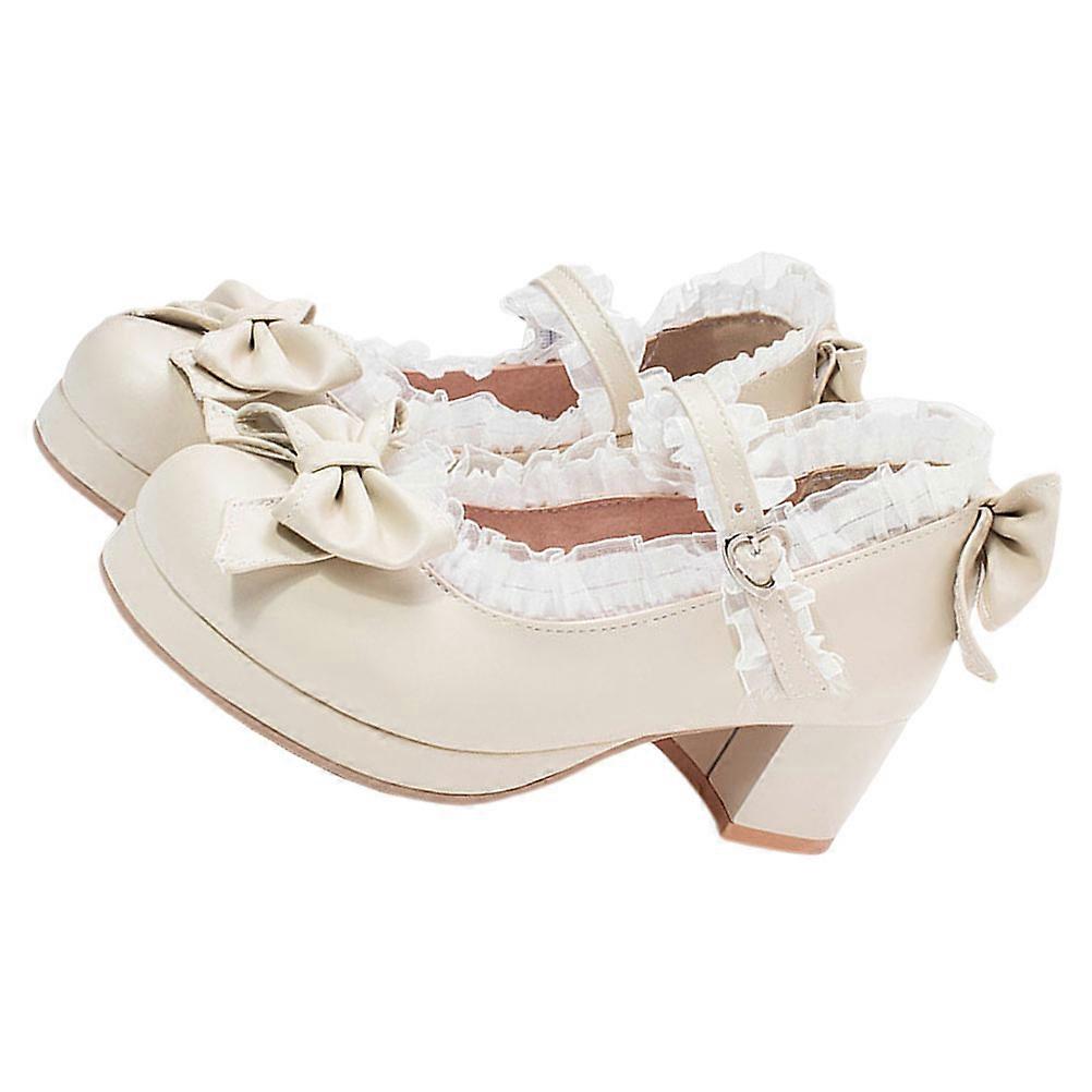 Scarpe da sposa color beige, comode, da indossare in casa, 1 paio