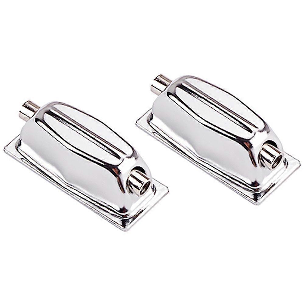 Snare Drum Hardware 2Pcs Double-End Claw Hook Connectors For Musicians Silver Durable Use Replacement Parts