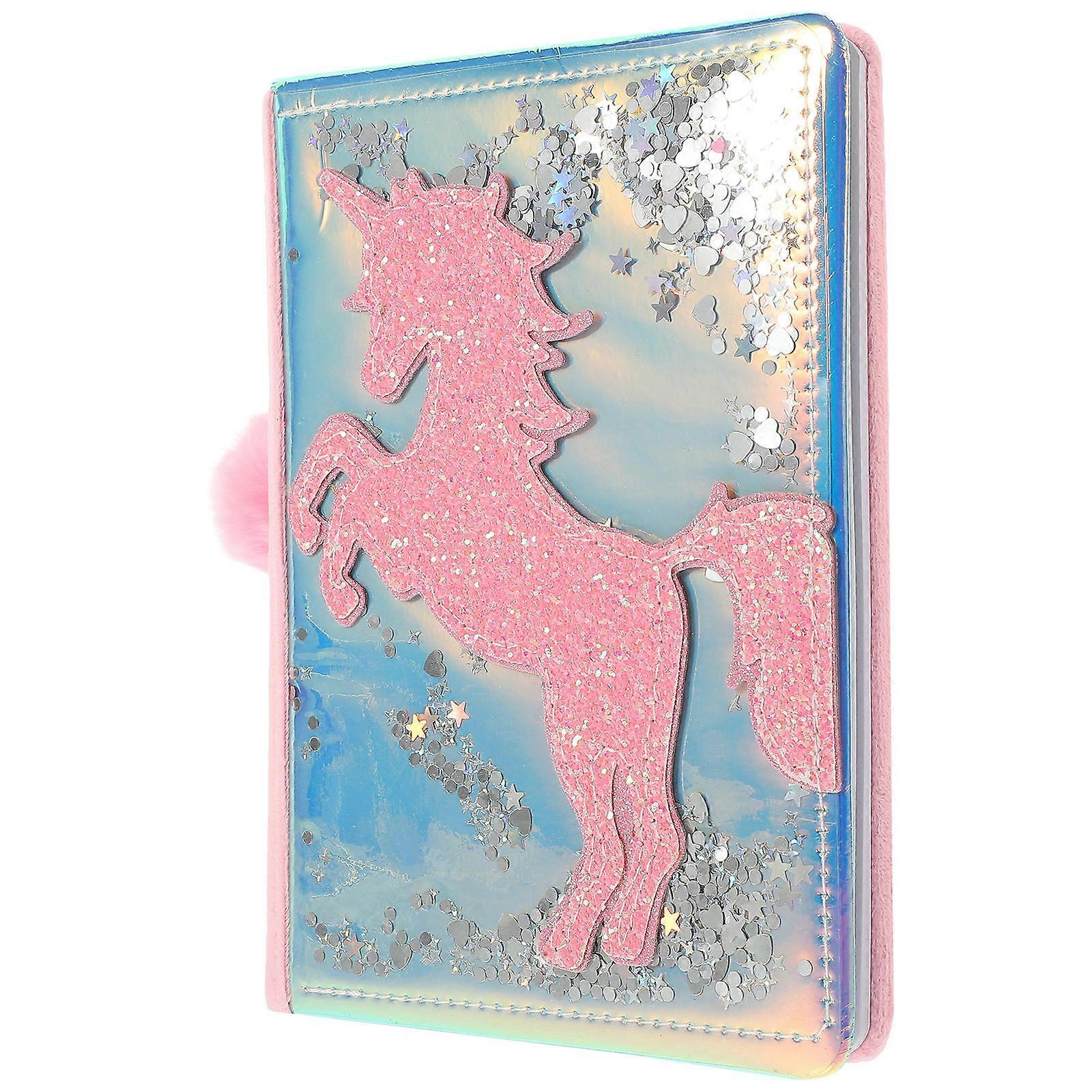 Lovely Journal Book Fluffy Notebook for Writing 4Pcs Girls Pink Diary