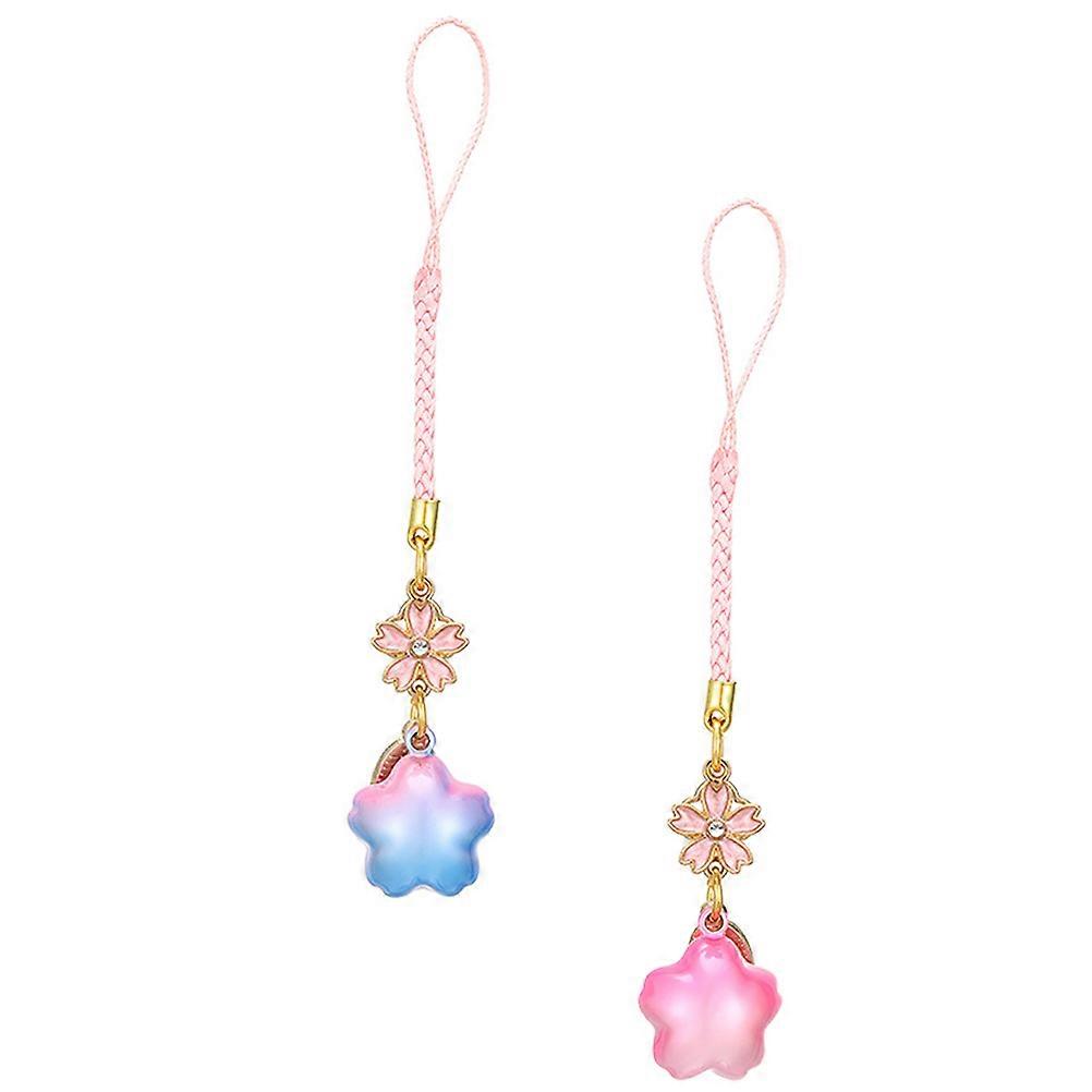 Adorable Flower Pendant Key Decoration 6 Pcs For Friends Assorted For Daily Use And Festivals