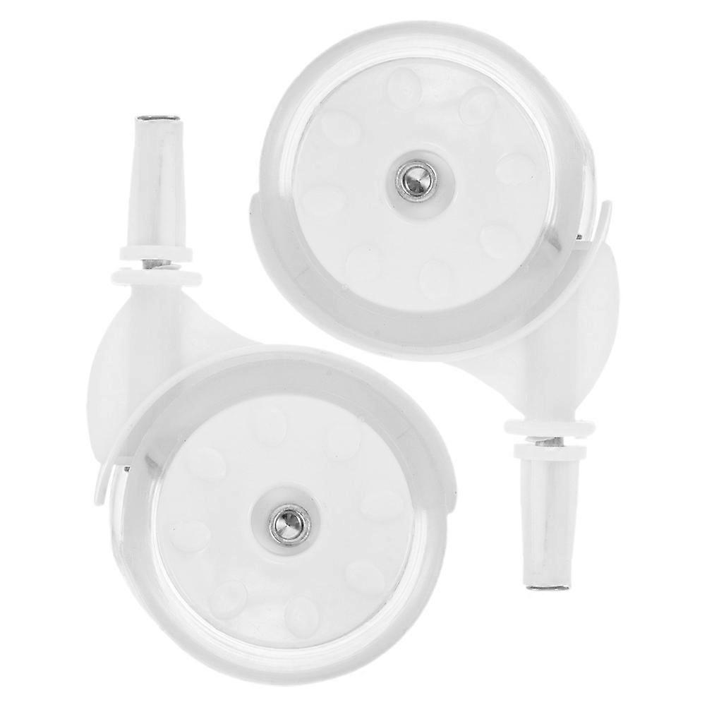 Drive Walker Replacement Wheels Smooth Movement White 9.00X6.00X4.20CM 2Pcs