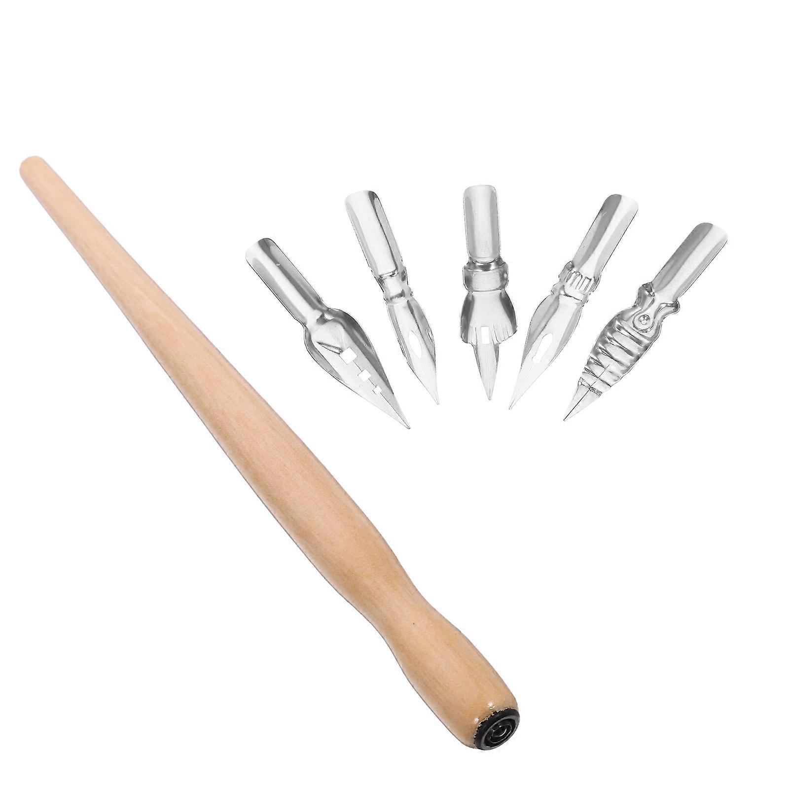 Novelty Calligraphy Pen Kit For Artists Designed For Writing And Drawing With Irregular Rod Shape 4 Sets