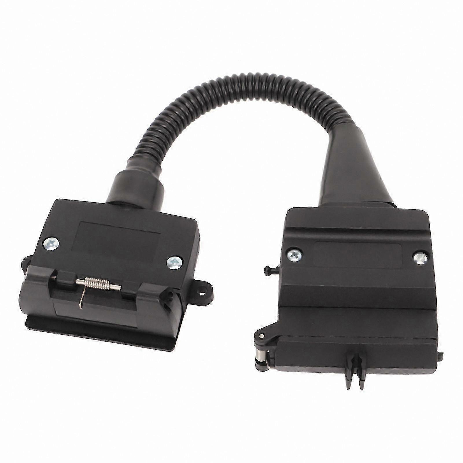 Trailer Wiring Adapter with 7 to 12 Pin Plug & Socket for Caravan Use