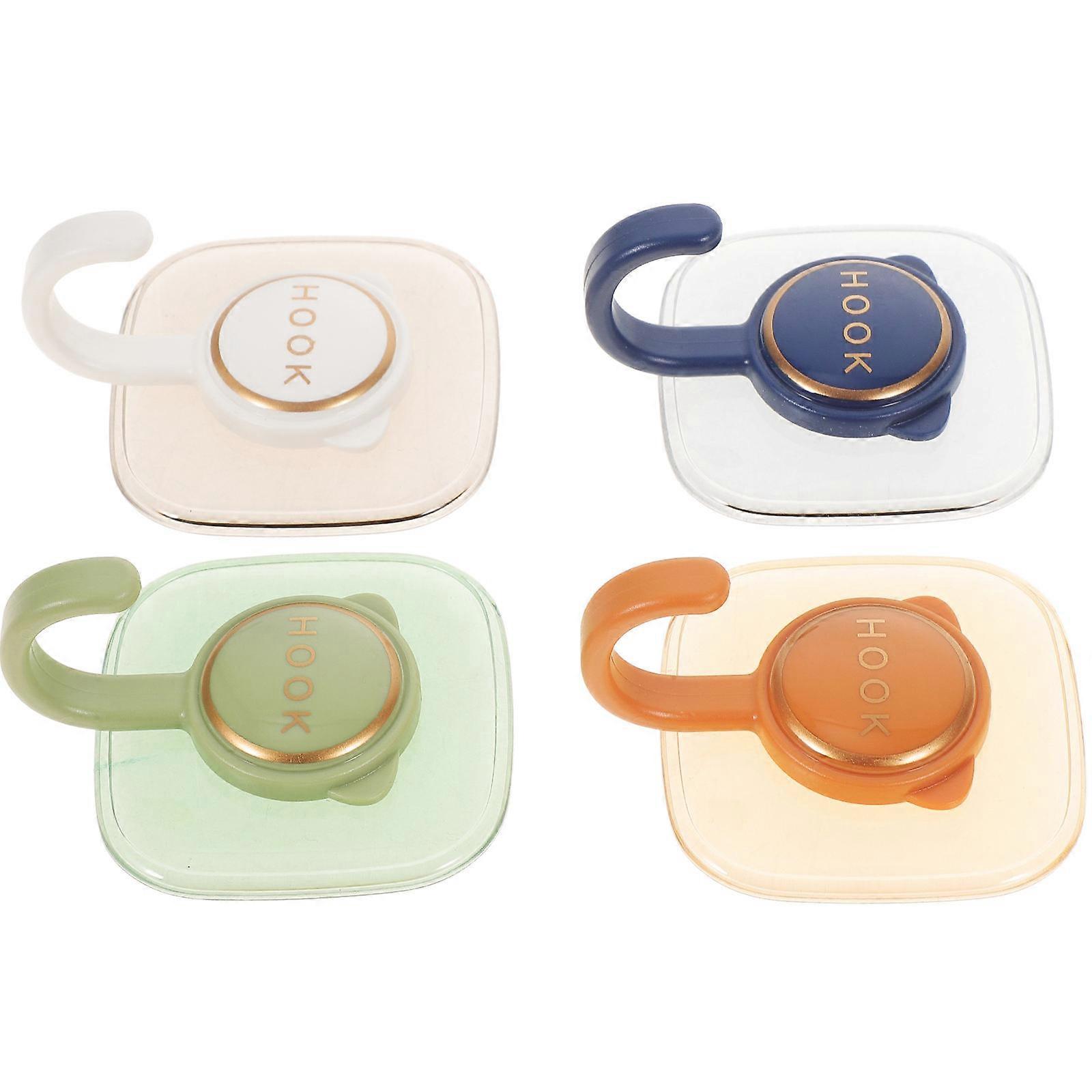 Cute Cartoon Cat Wall Hooks for Kitchen Storage 4Pcs Assorted