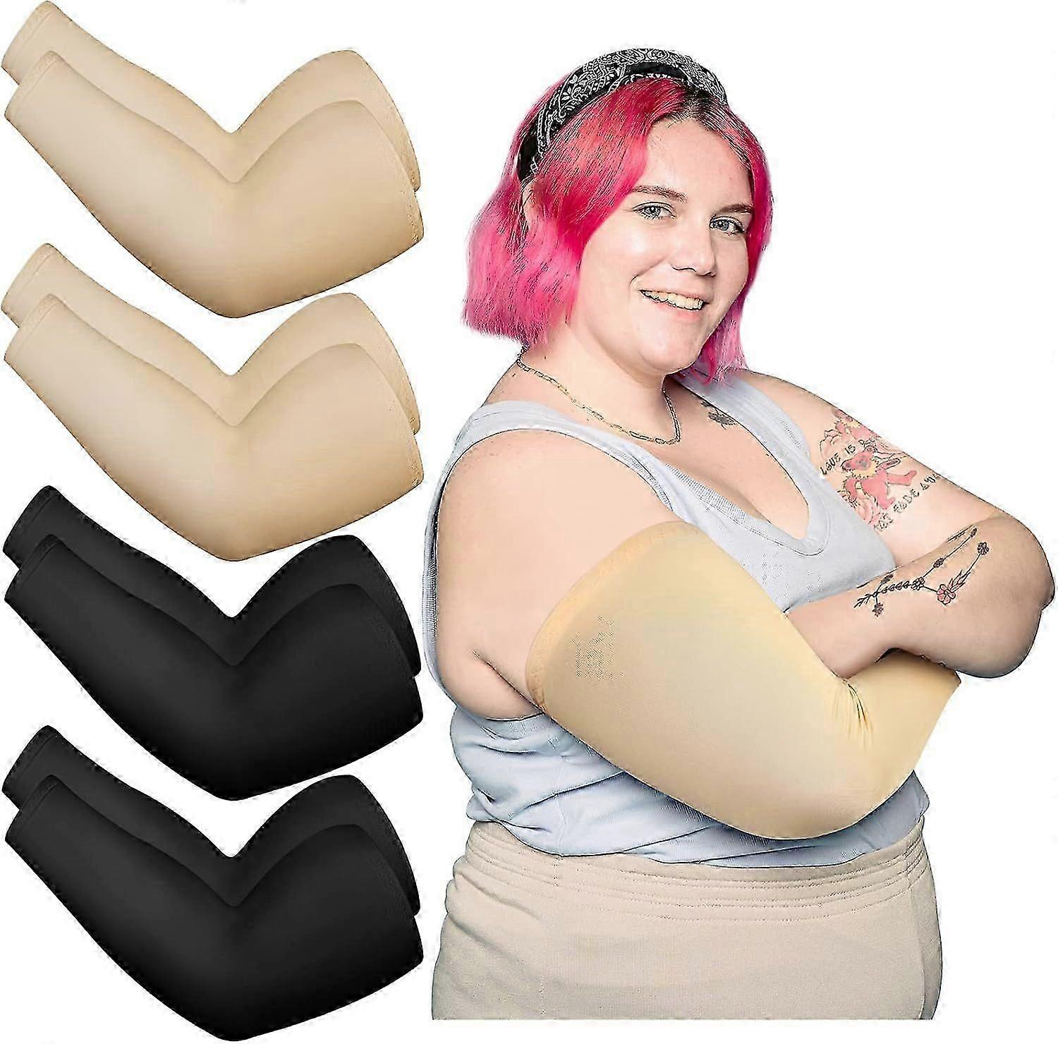 cooling arm sleeves plus size UV sun protection