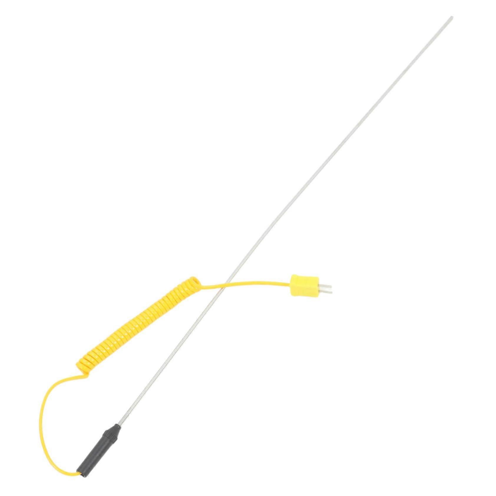 Handheld Surface Temperature Probe K Type Thermocouple Thermometer For HVAC Exhaust And Liquid Insertion