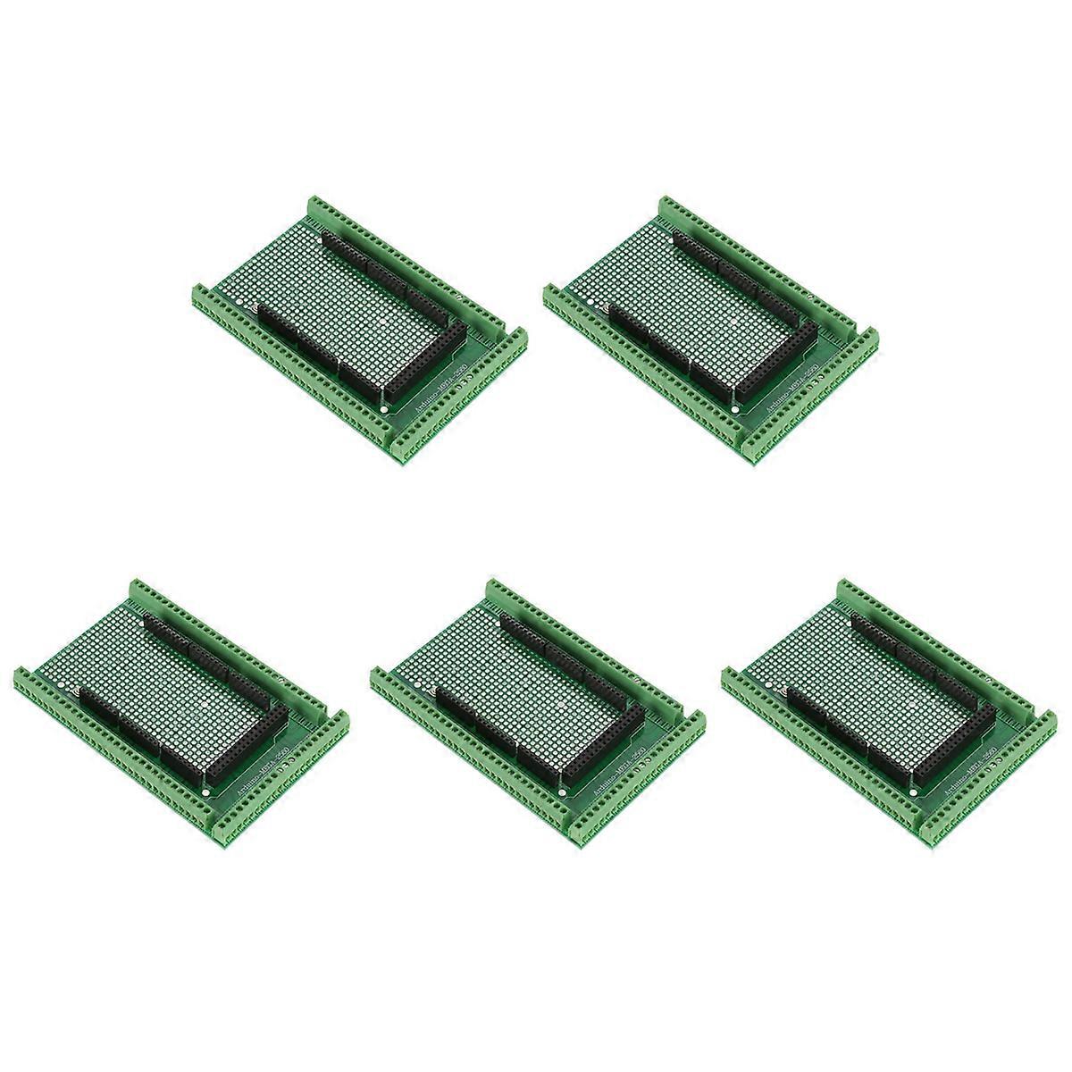 5X for 2560 R3 Double-Side PCB Prototype Screw Terminal Block Shield Board Expanding Board