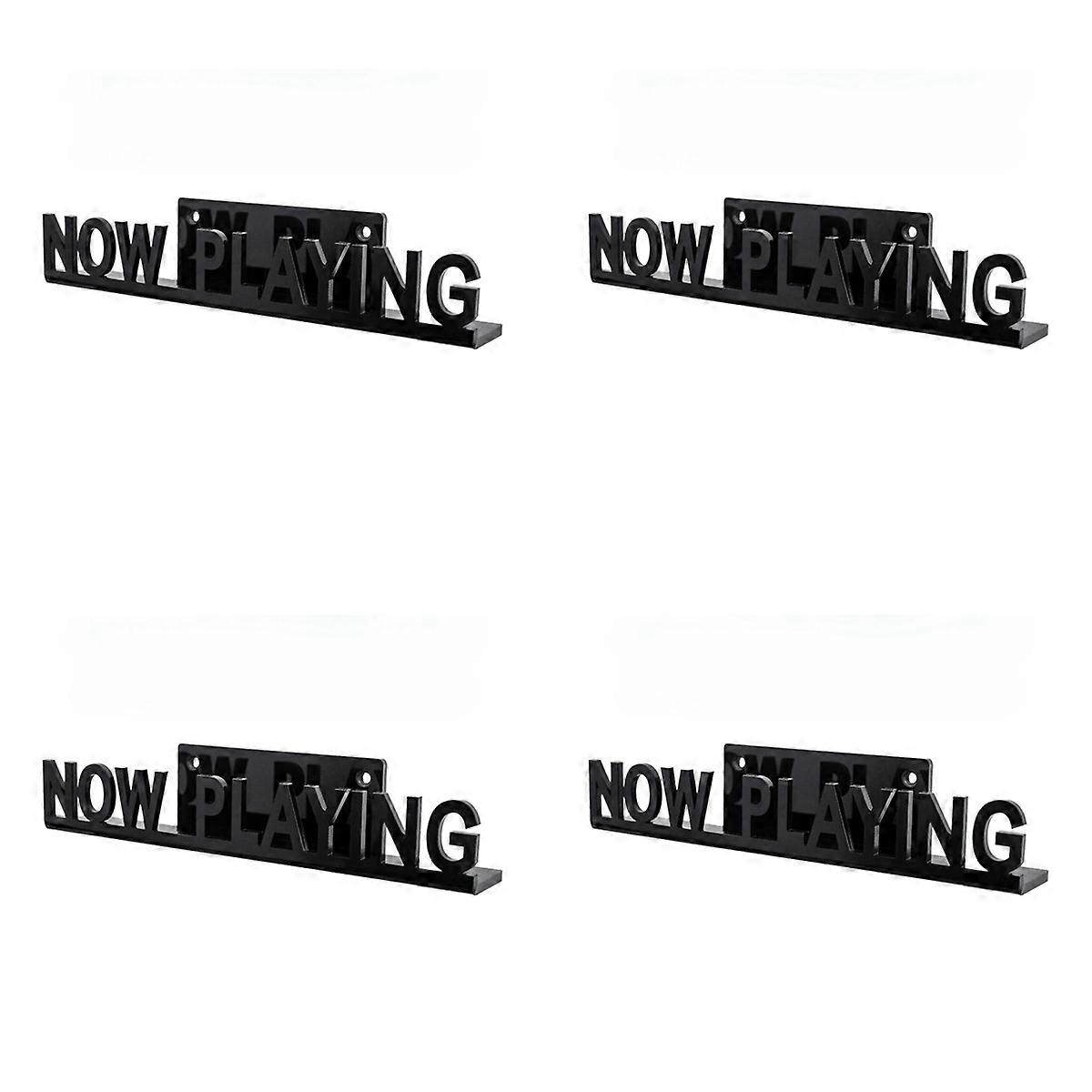 Wall Mount CD Record Display Stand Black