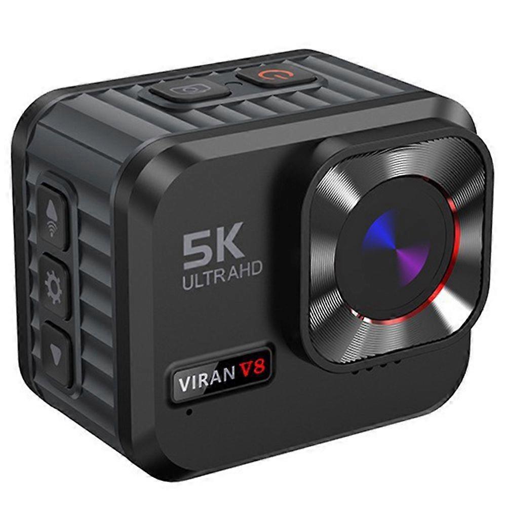 Action Camera 5K30FPS with Remote Control Screen Waterproof Camera Drive Recorder Sports Camera He