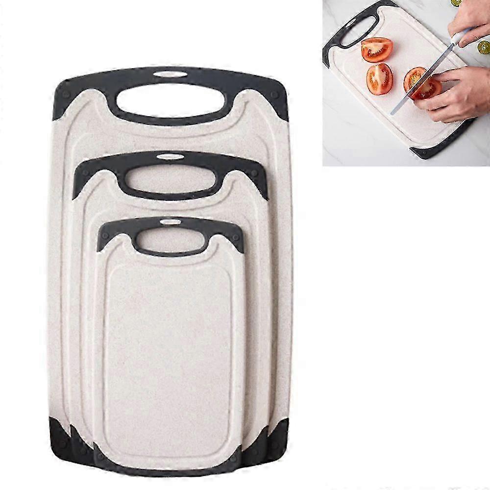 Kitchen cutting board set - with handle - 3 pieces