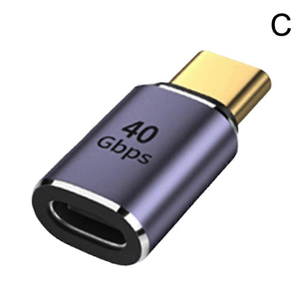 USB C Extension Adapter 40Gbps Data Transfer 100W Charging 8K Video Output Aluminum Universal Fit for MacBook Pro Samsung Phone