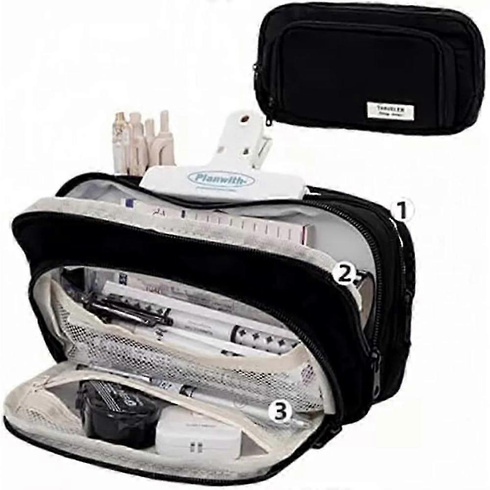 big capacity pencil case for stationery storage