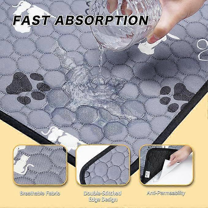 Washable Pee Pads for Dogs, Reusable Puppy Pads, Waterproof Pet Pee Pads for Dog Potty Training, Dog Pee Pads for Crate, Playpen, and Whelping, Durabl