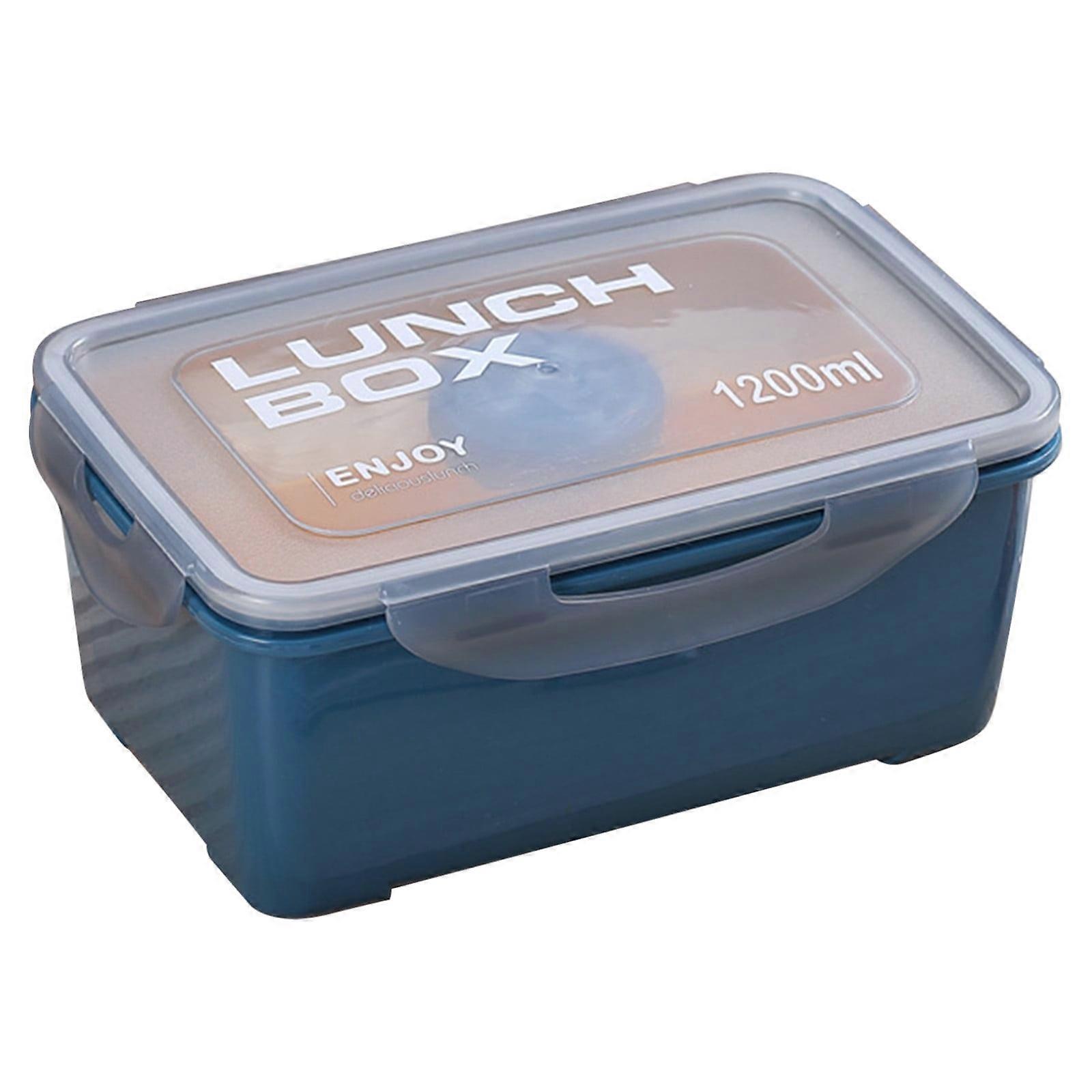 Yonrjhukm Portable Separated Lunch Box Can Be Heated Lunch Box Sandwich Box Sealed Fruit Fresh Lunch Box