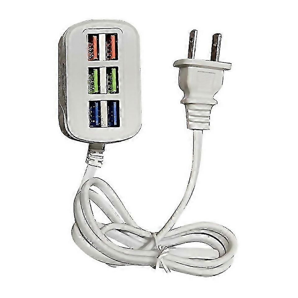 For Usb Power Strip Multifunctional Quick Charging Plug Play 6 Ports Usb Mini Extension Socket Hub S