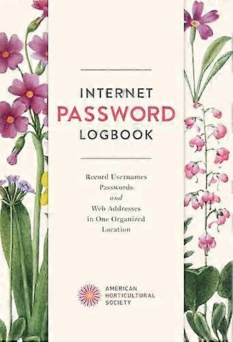Ahs Internet Password Logbook by American Horticultural Society Hardback Book