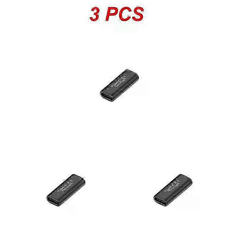 2025 USB Type C Adapter Female To Female Converter Portable USB-C Charge Data Sync Adapter Type-C Extension Cable For Phone Tablet