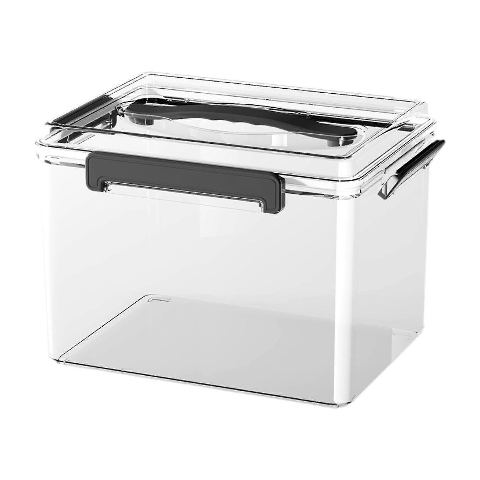 Camera Case Transparent Waterproof Dry Box With Handle Sturdy Container For Camping Tools Cosmetics Camera Pen