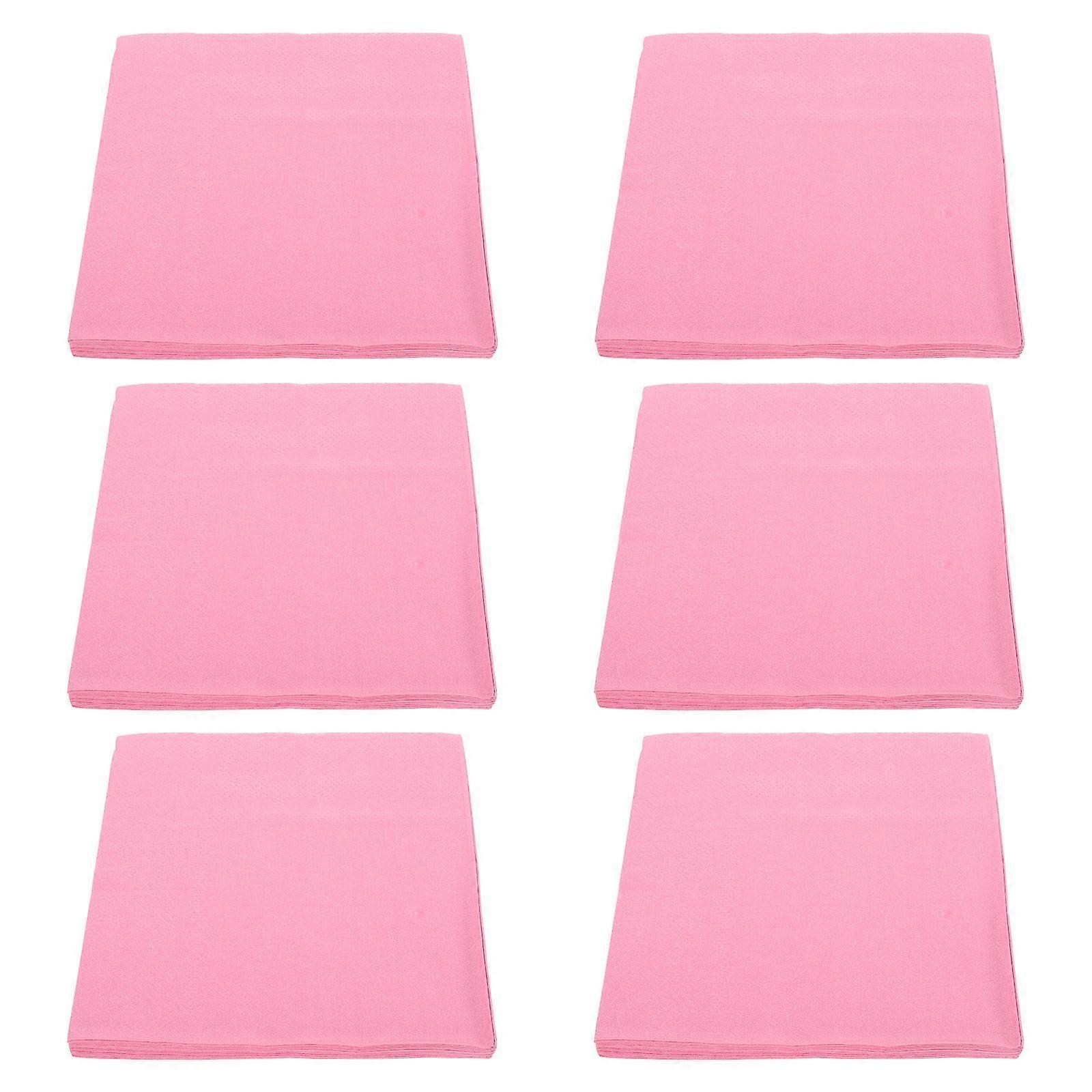 120pcs Paper Napkins: Guest Paper Disposable - Towels Napkin Hand Towels For Wedding Dinner Birthday Party Bathroom Pink