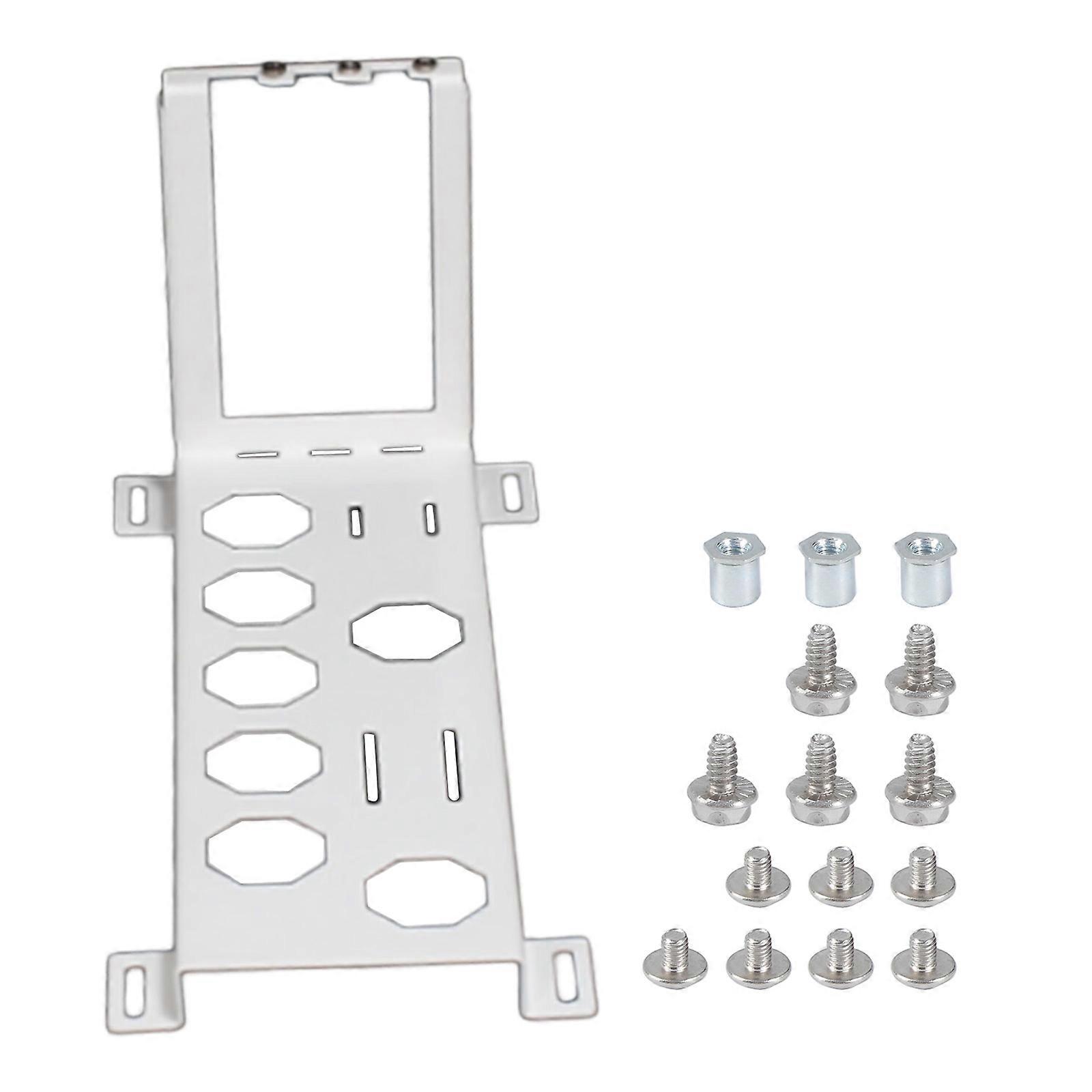 Perforated GPU Support Bracket For Vertical Installation In PC Chassis Fan Slots Black Option  White