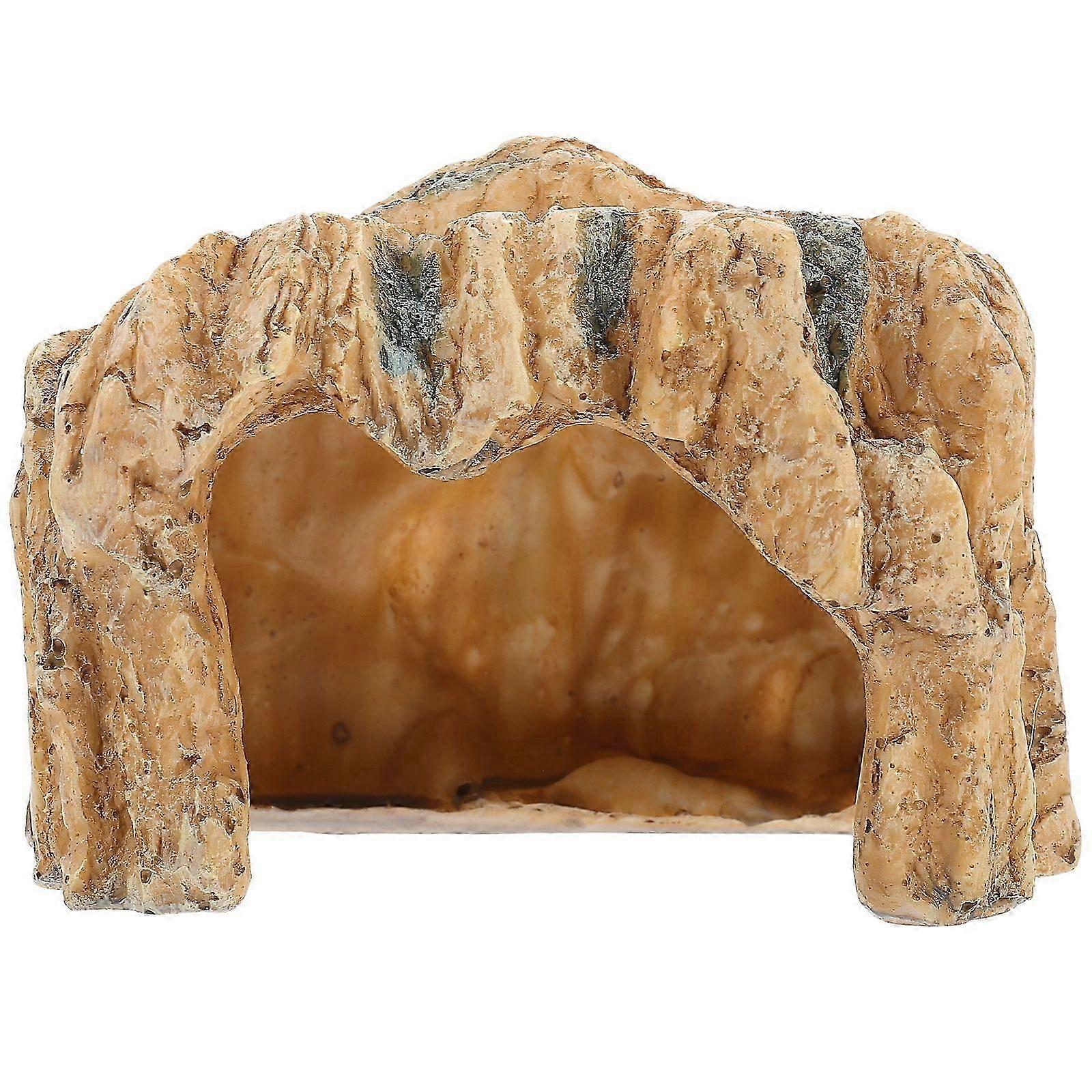 Turtle Resin Model Turtle Cage Snake Habitat House Climbing Platform Turtle Cave