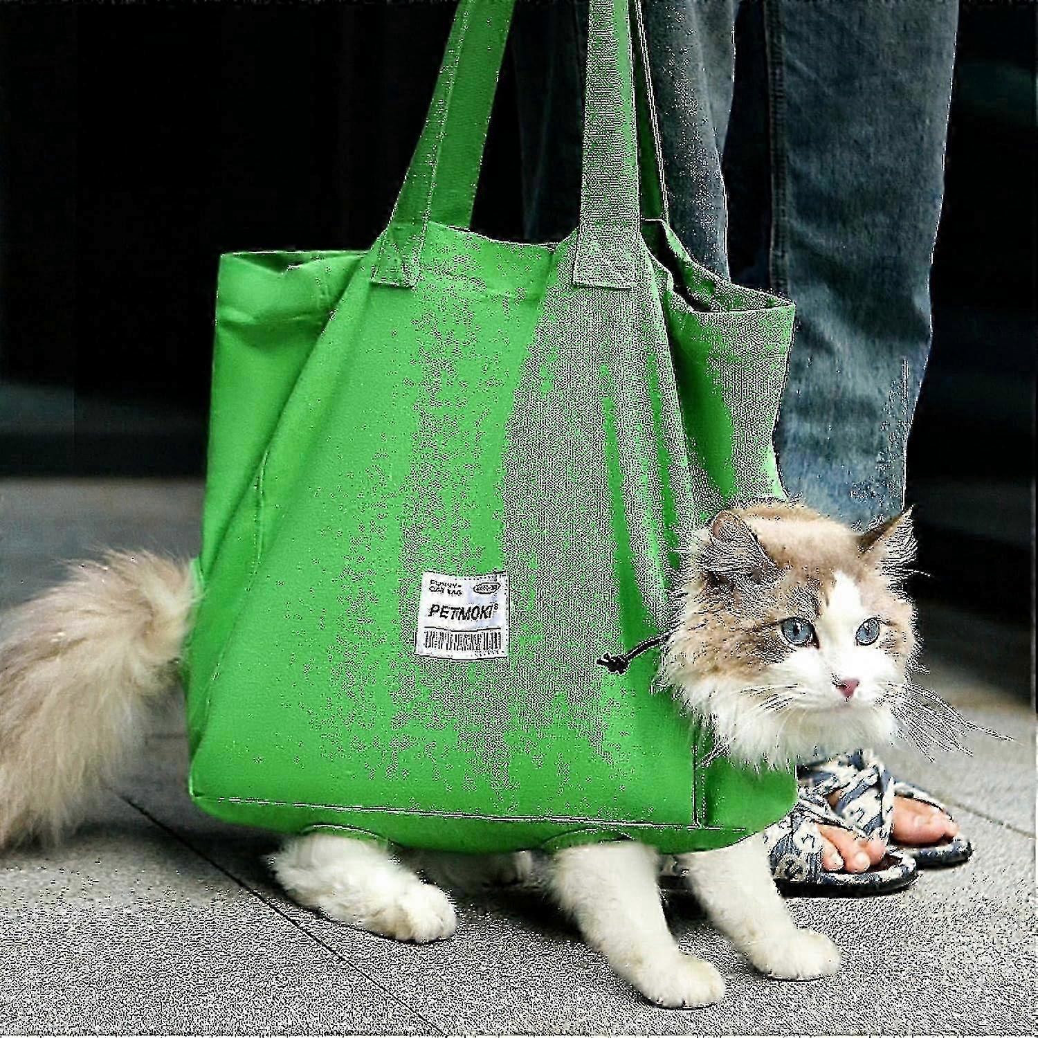 2025 Cat Carrier for Large Cats Up to 20 lbs, Soft-Sided Pet Restraint Bag for Claw Care & Grooming