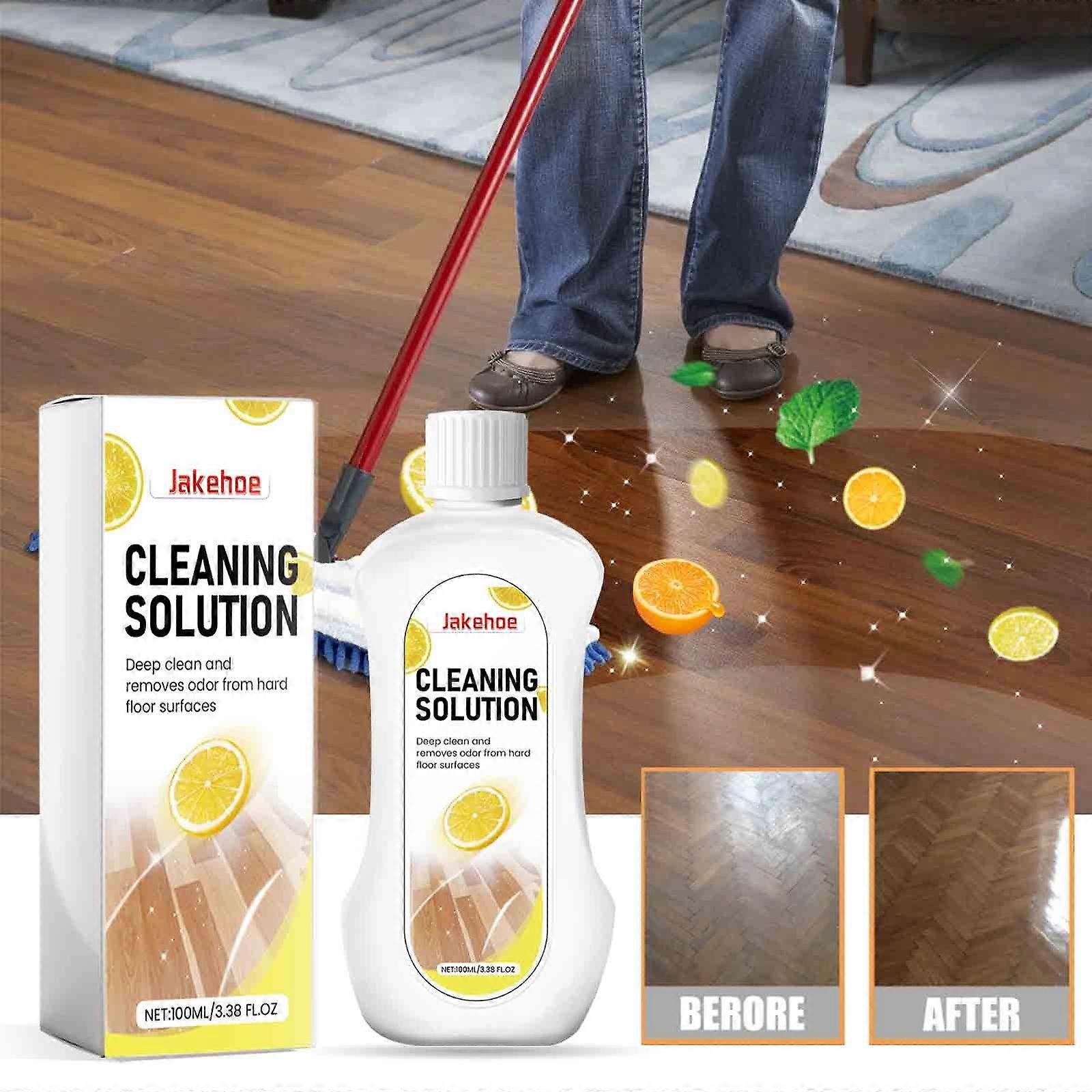 Cleaning Solution - Multi-Surface Floor Cleaner Refill New 1Pcs Floor Cleaner Sweeper Cleaning Solution Lemon 100ml