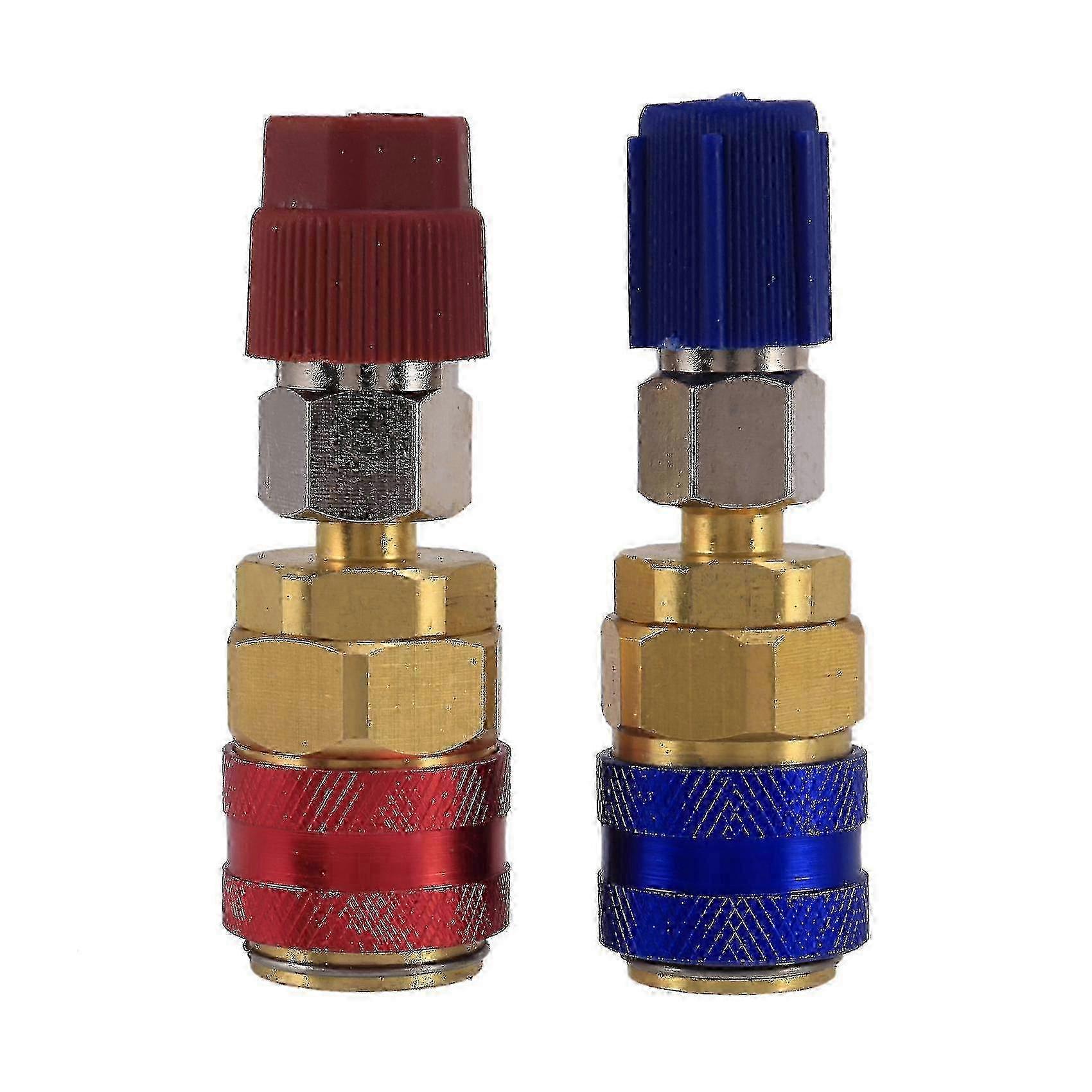 Car Air Conditioning R134a Quick Connector - High Low Side Expansion Adapter