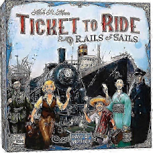 Ticket to Ride: Rails & Sails - Board Game from Days of Wonder | 2-5 Players