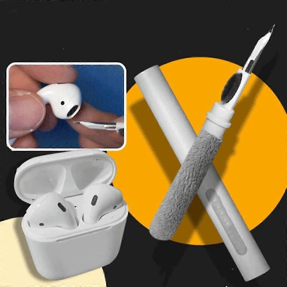 Bluetooth Écouteurs Nettoyage Stylo Nettoyage Brosse Kit Lavage Anti-colmatage, Bluetooth Headset Box Compartiment de chargement