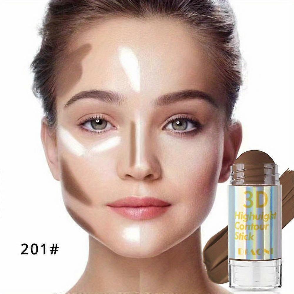 Multi-Functional Contouring Stick Matte Concealer Foundation Bronzer Stick Nose Shadow Stick Face Definition Solid Contouring Cream Make-up Stick