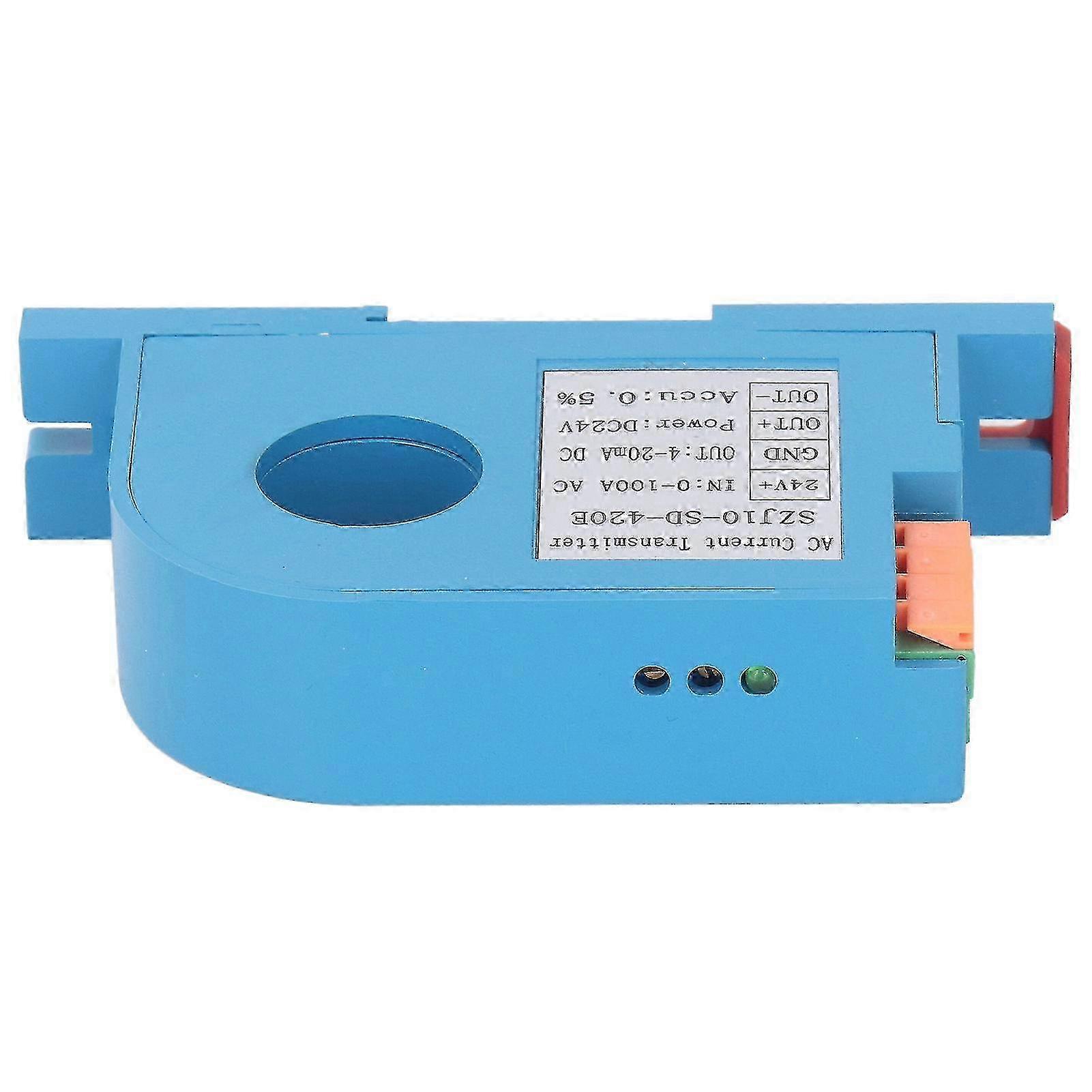 AC Current Transmitter 4‑20mA Output Single Phase Perforated PLC Control Sensing Switch