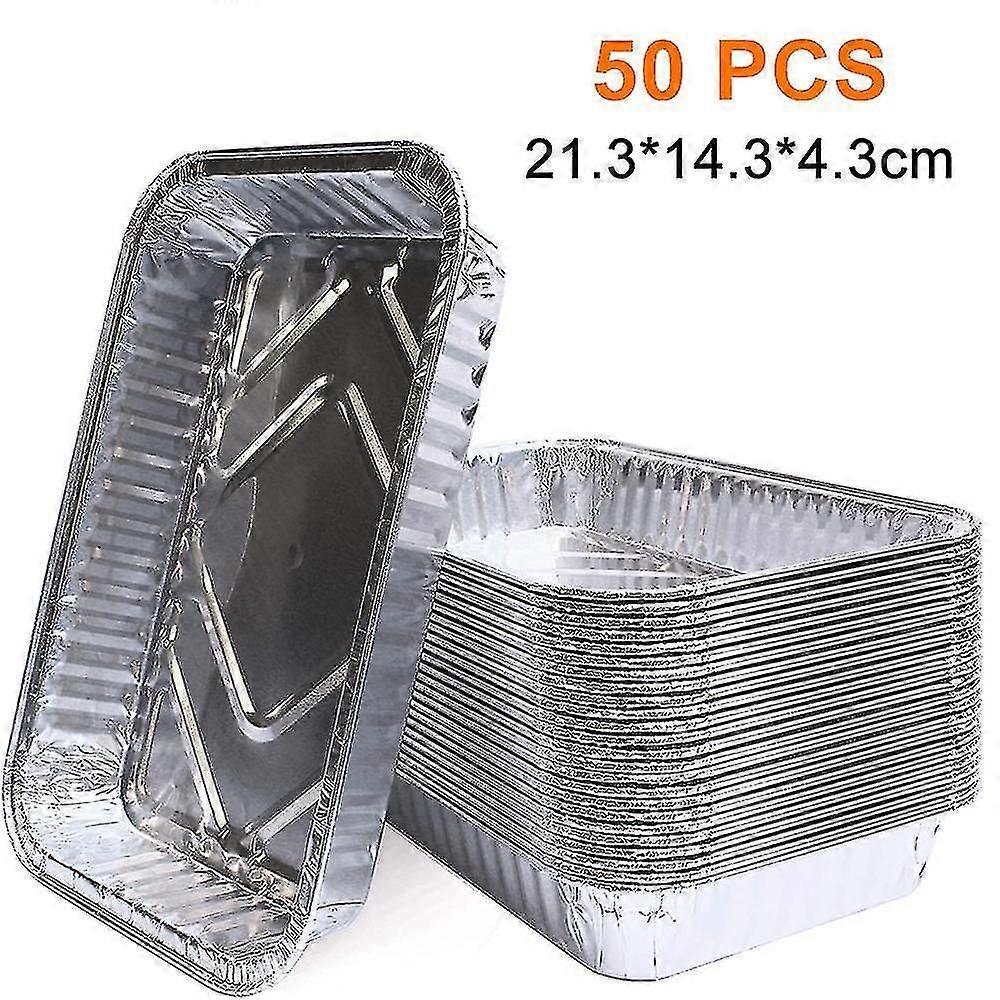 50pcs Aluminum Pans Cookie Sheet Baking Pans